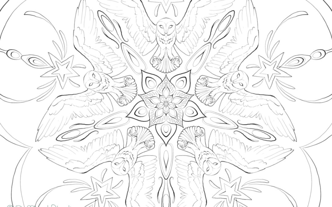 Owl Mandala